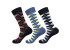 Hush Puppies Men's Cotton Calf Socks Multicolor Free Size)